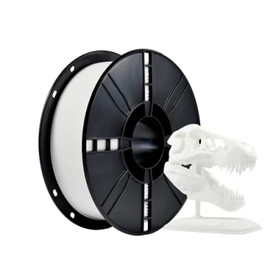 Imagen de iBOSS filamento PETG de 1,75 mm, mayor tenacidad, impresora 3D PETG, bobina 1 kg, precisión dimensional +/ 0,02 impresión para 3D, blanco