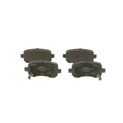 Imagen de BOSCH 0 986 494 496 Juego de pastillas freno Low Metallic con avisador acústico desgaste Chapa antichirridos DODGE: Journey MPV, FIAT: Freemont