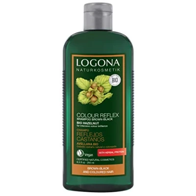 Imagen de Logona Hazelnut Champú para Cabello Castaño y Negro 250 ml