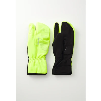 Imagen de GripGrab Guantes de Ciclismo Ride Lobster Térmicos Invierno Cortavientos Acolchado Gel Frio Extremo 3 Dedos