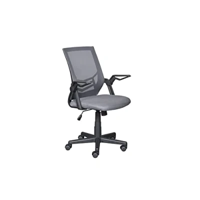 Imagen de Inter Link Silla giratoria de Oficina Sillón Giratorio Ideal para la en casa Gris Jilli