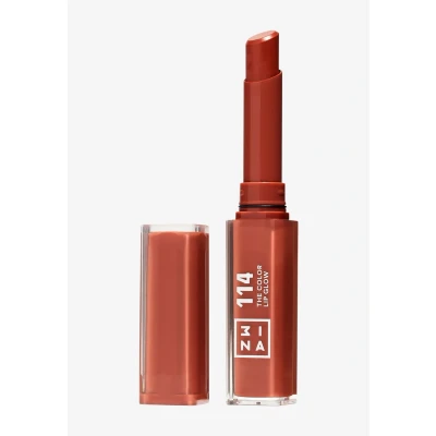 Imagen de 3ina Makeup The Color Lip Glow 114 Terracota Labial Hidratante con Manteca de Karité para Nutrir los Labios Barra Brillo Bálsamo Alta Pigmentación Vegan Cruelty Free