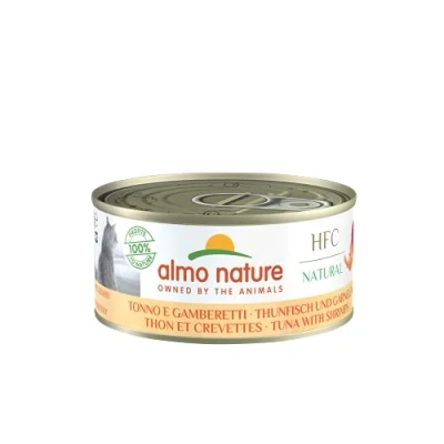 Imagen de Almo Nature HFC Natural con atún y Pollo Comida húmeda para Gatos Adultos: 24 latas de 150 g