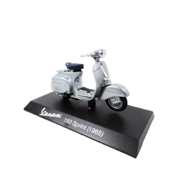 Imagen de OPO 10 Colección Scooter en Miniatura 1/18 Compatible con Piaggio Vespa 150 Sprint Gris 1965 Ves0051