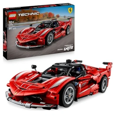 Imagen de LEGO Technic Ferrari FXX K Maqueta de Coche Carreras Juguete con Motor V12, Diferencial y Pistones Móviles Regalo para Niños Niñas 10+ Años 42212