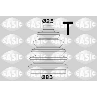 Imagen de SASIC 1906015 Fuelle Palier lado de rueda Termoplástico OPEL: Corsa C Hatchback, Zafira A, Astra G Berlina, FORD: Tourneo Connect
