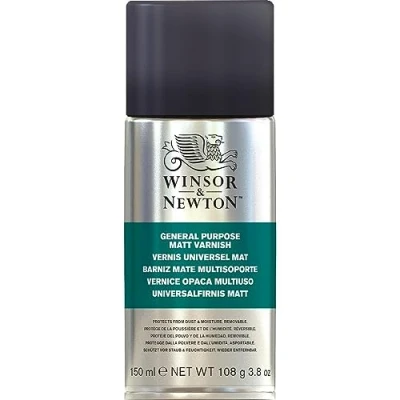 Imagen de Winsor &amp; Newton aditivo para óleo Barniz Mate Universal Spray 150ml
