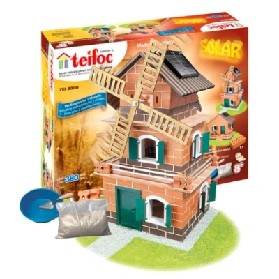 Imagen de Teifoc T8000 GmbH TEI 8000 Cajas para construcción de Piedra, Multicolor, Deluxe Solar Set (Eitech T8000)