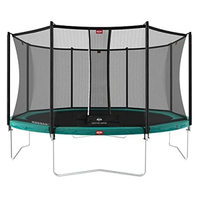 Imagen de BERG Green Favorit Regular 430 Cama elástica de 4,3 m + red seguridad para mayores 6 años