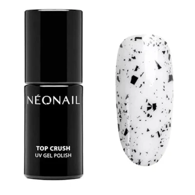 Imagen de NEONAIL Pintauñas Semipermanentes 7,2 ml Top Coat Semipermanente Crush Black Gloss Esmaltes Para Uñas Gel Manicura Esmalte UV Led Laca De