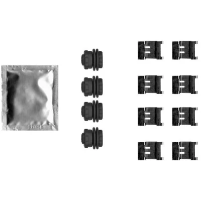 Imagen de Kit de accesorios, pastilla freno disco TEXTAR 82552500