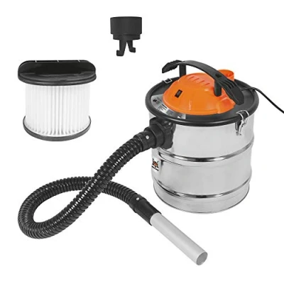 Imagen de DELTAFOX Aspirador de Cenizas, Chimenea, Filtro Cenizas 1200 vatios Potencia aspiración 16 kPA Depósito Acero Inoxidable 18 l
