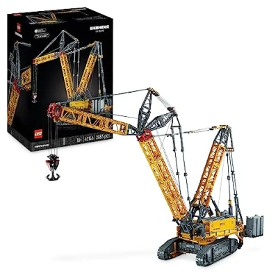 Imagen de Lego 42146 Technic Set Grúa sobre Oruga Liebherr LR 13000, Construye el Vehículo teledirigido definitivo con Control+ App, Sistema de Cabestrante y Brazo Extensible, Gran Maqueta para Adultos