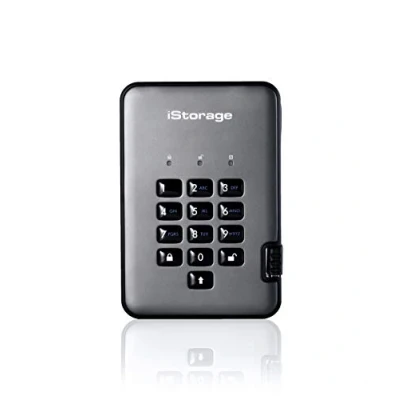 Imagen de iStorage diskAshur PRO2 SSD 16TB Disco Duro de Estado Sólido FIPS Nivel 2 Resistente al Polvo/Agua Cifrado Hardware. IS DAP2 256 16000 C G