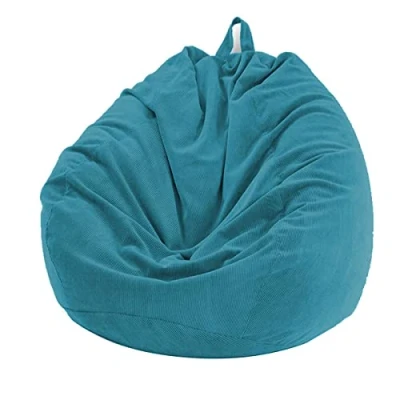 Imagen de Chickwing Funda de puf, Pera, sillón Pera sin Relleno, para Exterior e Interior, relajación, Chaise Longue salón, Dormitorio cojín