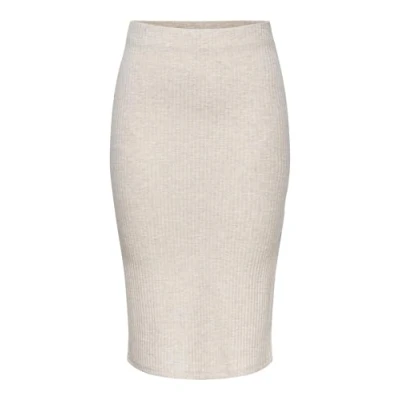 Imagen de ONLY Onlemma SLIT Falda de tubo Pumice stone, Mujer, Talla: Large, stone