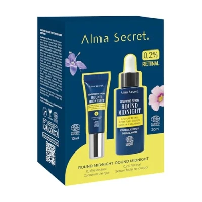Imagen de Sérum Facial 0,2% Retinal Multi Encapsulado + Contorno Ojos Antiarrugas Hidratante Antifaz Relajante Incluido Cuidado Nocturno Todo Tipo Piel Rejuvenecedor Regenerador Iluminador Vegano