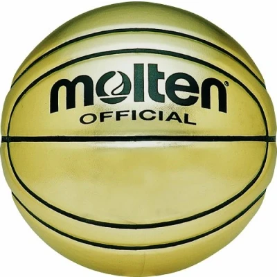 Imagen de Molten Pelota de Baloncesto (Cuero), Color Dorado, Talla Size 7