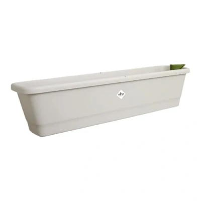 Imagen de Elho Noa Balcony Trough XL Jardinera Gris Balcónexterior L 20 x A 78 A17.8 cm