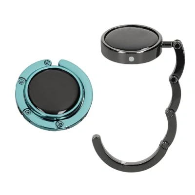 Imagen de kwmobile Ganchos de Bolso para Mesa 2X Colgador portátil con Gancho Abrigos Bolsos Paraguas MAX. 3 kg