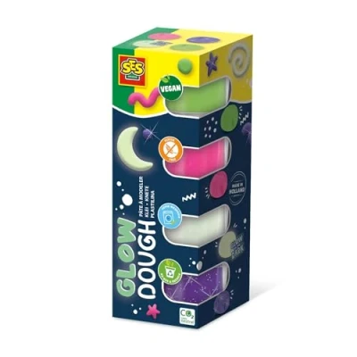 Imagen de Plastilina Feel good Glossy (4x90gr) SES CREATIVE