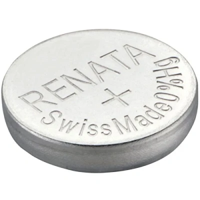 Imagen de RENATA Lote de 10 pilas botón plata óxido 396/SR726W 0% mercurio