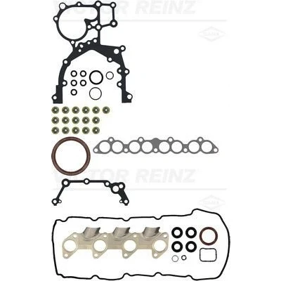 Imagen de REINZ 01 10241 02 Juego completo de juntas, motor sin junta culata, con vástago válvula, árbol retén cárter aceite
