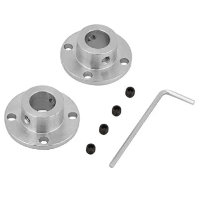 Imagen de 2pcs M4 Brida Acoplador, Conector Rígida, Eje Motor, ID 12mm OD 18mm, para la Industria DIY Torque Motores Eléctricos, de Modelo RC