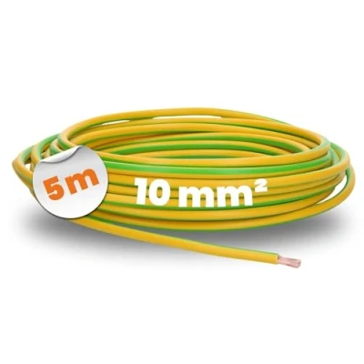 Imagen de Lapp 4520005 H07V K 10 mm² cable de tierra (5 m, tierra, cableado, flexible, individual PVC, trenzado mm2)