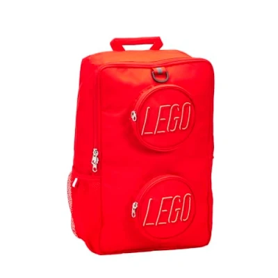 Imagen de LEGO Mochila de ladrillo unisex para adultos, Red, Talla única,