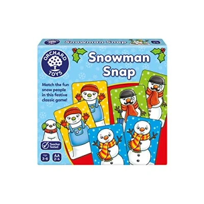 Imagen de Orchard Toys Juego de muñeco Nieve, Navidad, Relleno Calcetines, Regalo Adviento, pequeño y Compacto, Educativo, para niños 3 a 7 años