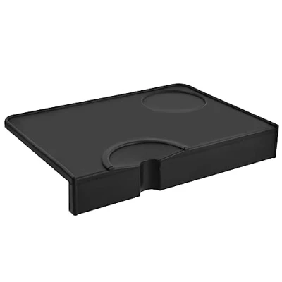 Imagen de Vesaneae Café Tamper Mat Silicona, Espresso Apisonamiento Mat, Estación Tamp para Portafilter, Almohadilla Prensador Café, de Soporte Esquina,