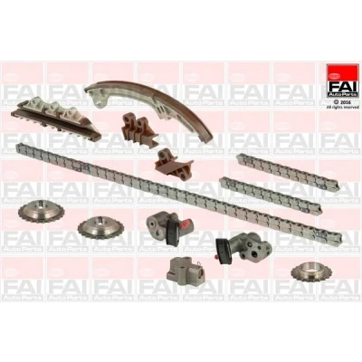 Imagen de FAI AutoParts TCK252 Juego de Cadena distribución sin juntas, con ruedas dentadas Símplex, pasadores