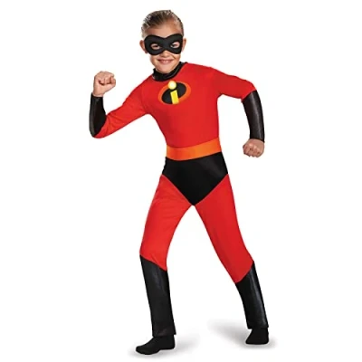 Imagen de Disney Oficial Los Increibles Disfraz Niño, Niño Dash, Familia Superheroes Niños, Carnaval Talla S
