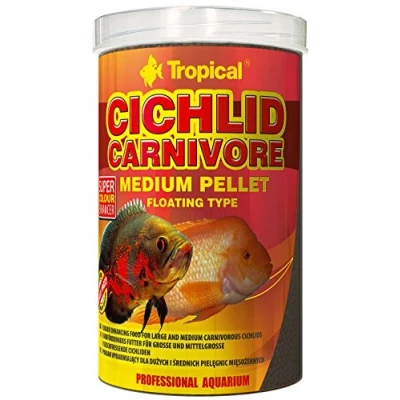Imagen de Cichlid Carnivore Medium Pellet 1000ml / 360g Alimento para cíclidos carnívoros Grandes y medianos