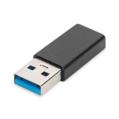 Imagen de DIGITUS Adaptador USB 3.2 Gen1 a (m) C (f) 5 Gbit/s Cable Adaptador, Negro