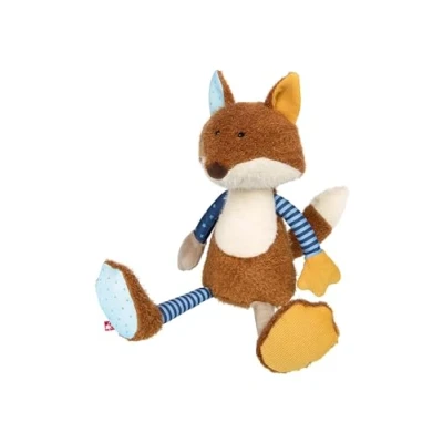 Imagen de Sigikid 42849 Peluche de Zorro Patchwork Sweety para Jugar y abrazar, Mezcla Materiales Suaves bebés niños, niños niñas 0 Meses a 8 años, Multicolor/Zorro, 39 cm