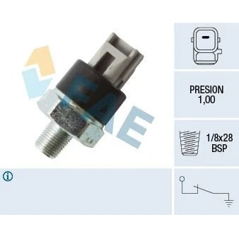 Imagen de FAE 12545 Sensor de Presión Aceite 1/8&#039;&#039;x28h BSP 1,0