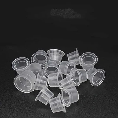 Imagen de Mitening Tapas De Tinta para Tatuaje, 300 Piezas Cups Tattoo, Vasos Soporte Pigmentos, Contenedor, Kit Accesorios Tatuaje,(S,0.8cm)
