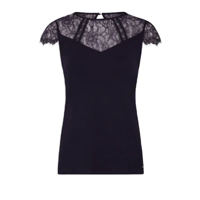 Imagen de Morgan 232 dgiulia Camiseta, Azul Marino, L para Mujer