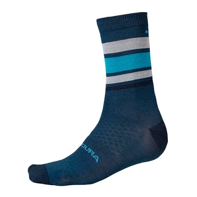 Imagen de ENDURA Calcetines de ciclismo BaaBaa a rayas en merino Cálidos y transpirables