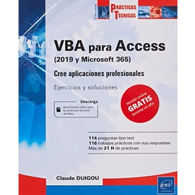 Imagen de VBA para Access (2019 y Office 365) Cree aplicaciones profesionales : Ejercicios correcciones (Prácticas Técnicas)