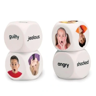 Imagen de Learning Resources Cubos de emoción (Juego 4), Multicolor, Talla única (LER7072)