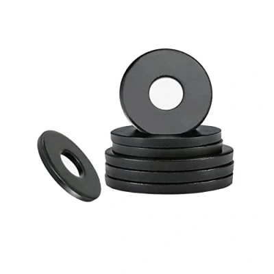 Imagen de Qrity 20 Piezas Juego De Anillo Sellado, 8mm x 16mm Arandelas Metálicas, Tóricas Negro, Arandela Plana Grande para Tornillos Sujetadores Decorar el Hogar