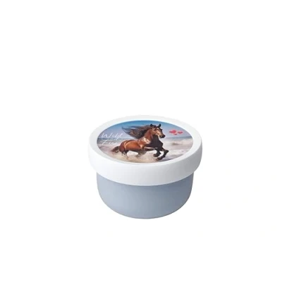 Imagen de Mepal Cajita para fruta Campus Snack box niños Apto lavavajillas y microondas Sin BPA 300 ml Wild Horse