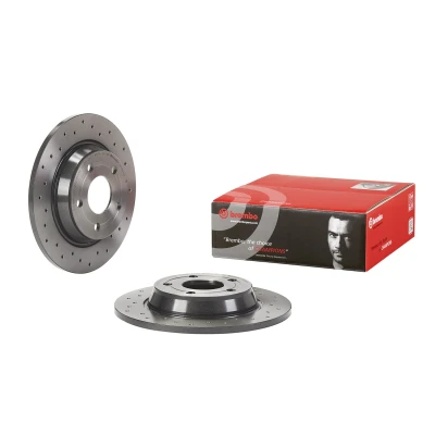 Imagen de BREMBO 08.D864.1X Disco de freno 271 11 5 macizo, perforado revestido FORD: Focus Mk4 Hatchback, Berlina, Turnier