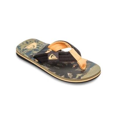 Imagen de Quiksilver Molokai Layback Sandalias de dedo para niños, Talla: 32, Grape leaf tropicamo Zapatos