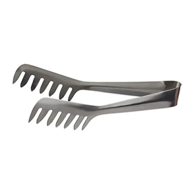 Imagen de Relaxdays Pinzas de Cocina, Utensilio para Servir Espaguetis, Plateado, Acero Inoxidable