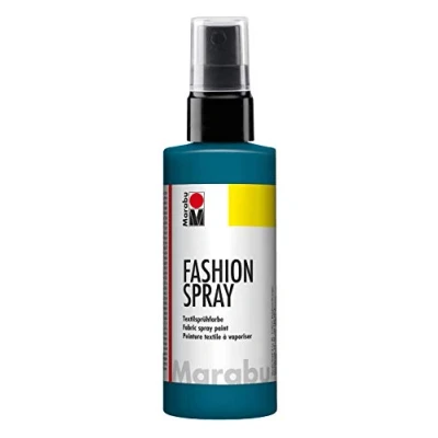 Imagen de Marabu Petrol Pintura textil con pulverizador (100 ml), color verde petróleo