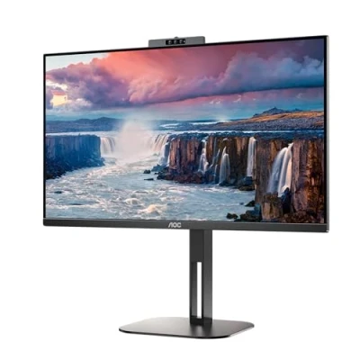 Imagen de AOC 24V5CW Monitor FHD de 24 pulgadas, 75 Hz, IPS, conectividad USB C, Windows Hello WebCam, LowBlue Light, altavoces (1920 x 1080, 75Hz, 300 cd/m² HDMI 1.4, C 65W Power Delivery)